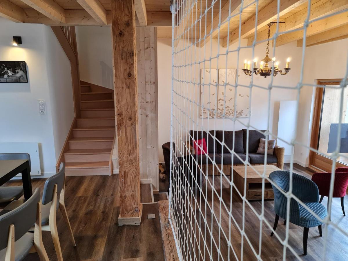 La Maizon Du Bois - Le Haut Appartement De 130 M2 - Le Bas Appartement De 70 M2 La Plagne Bagian luar foto